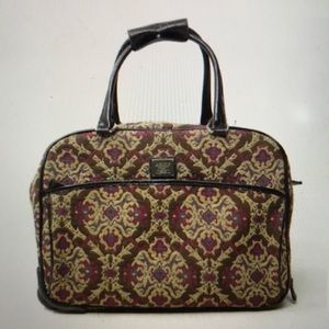 Liz Claiborne Tapestry Carpet Weekend Luggage